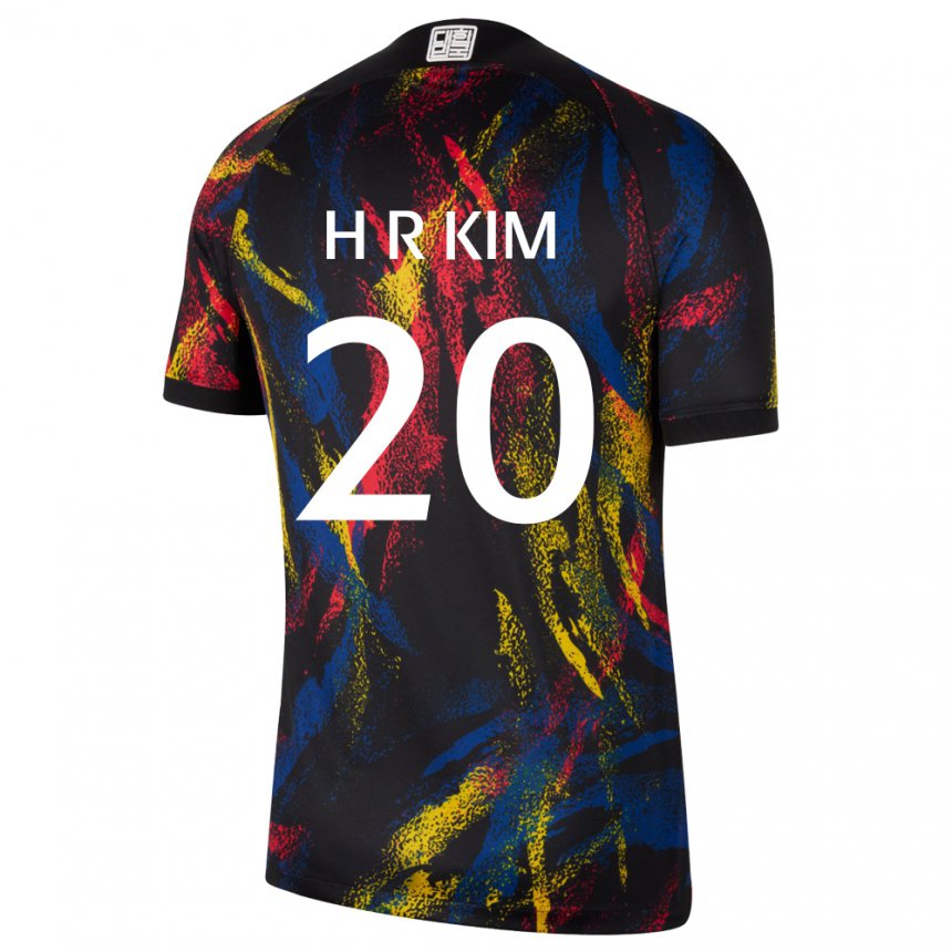 Enfant Maillot Corée Du Sud Kim Hye Ri #20 Multicolore Tenues Extérieur 22-24 T-shirt Suisse