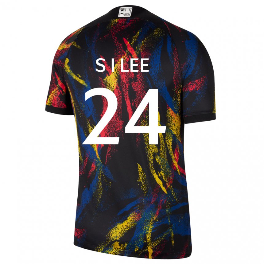 Enfant Maillot Corée Du Sud Lee Soo In #24 Multicolore Tenues Extérieur 22-24 T-shirt Suisse
