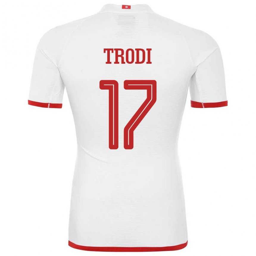 Kinder Tunesische Imen Trodi #17 Weiß Auswärtstrikot Trikot 22-24 T-shirt Schweiz