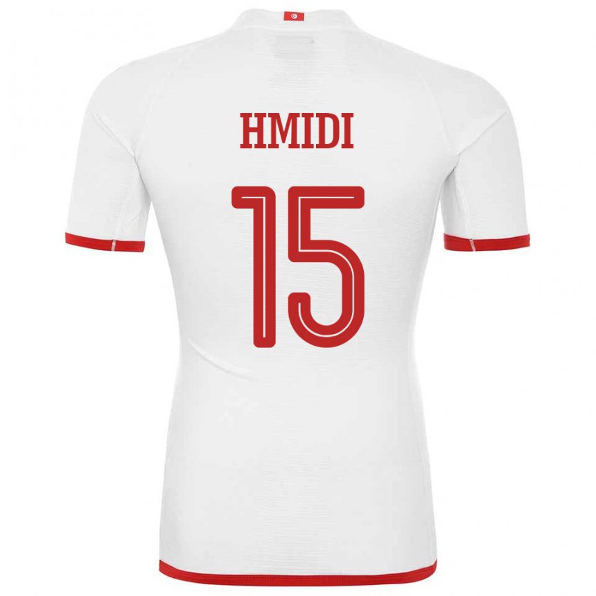 Kinder Tunesische Makolm Hmidi #15 Weiß Auswärtstrikot Trikot 22-24 T-shirt Schweiz