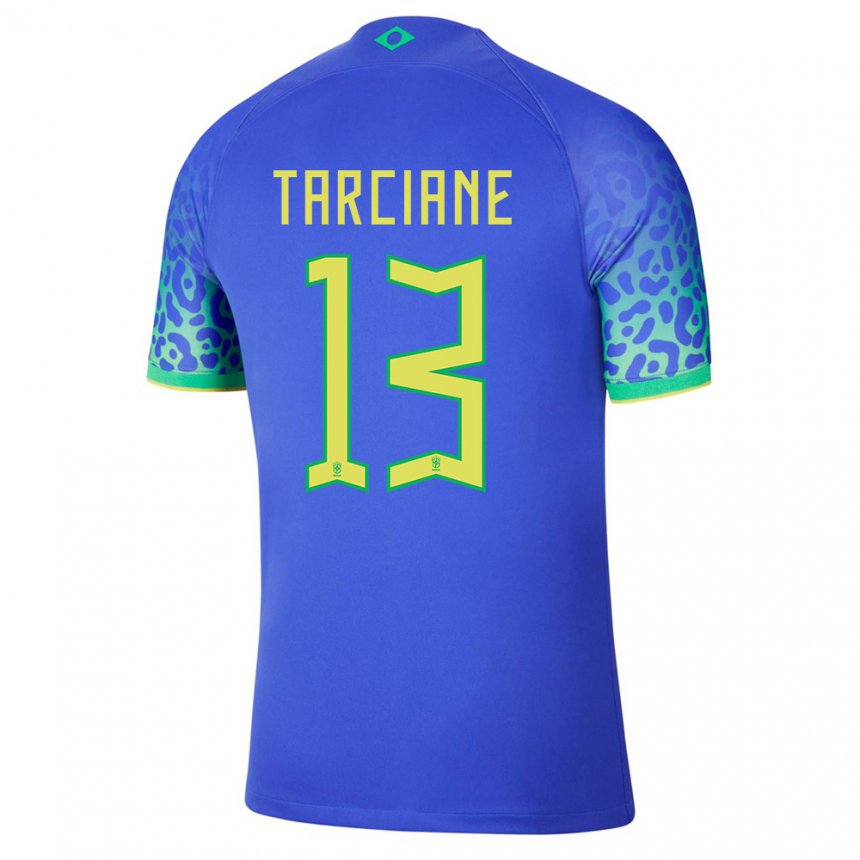 Enfant Maillot Brésil Tarciane #13 Bleu Tenues Extérieur 22-24 T-shirt Suisse