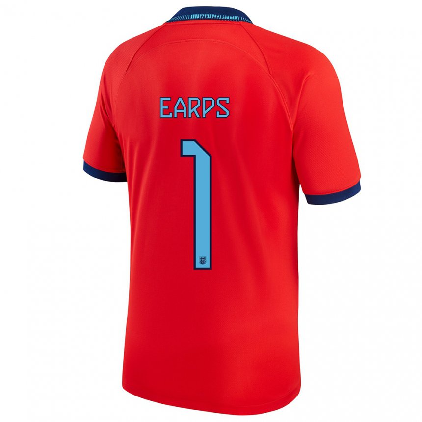Enfant Maillot Angleterre Mary Earps #1 Rouge Tenues Extérieur 22-24 T-shirt Suisse