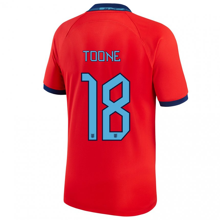 Enfant Maillot Angleterre Ella Toone #18 Rouge Tenues Extérieur 22-24 T-shirt Suisse
