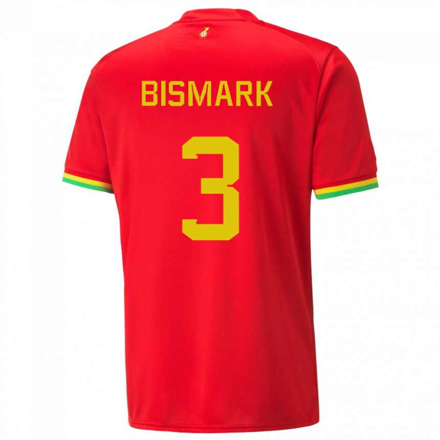 Enfant Maillot Ghana Anim Bismark #3 Rouge Tenues Extérieur 22-24 T-shirt Suisse