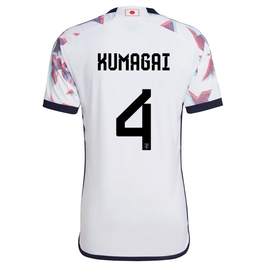 Enfant Maillot Japon Saki Kumagai #4 Blanc Tenues Extérieur 22-24 T-shirt Suisse