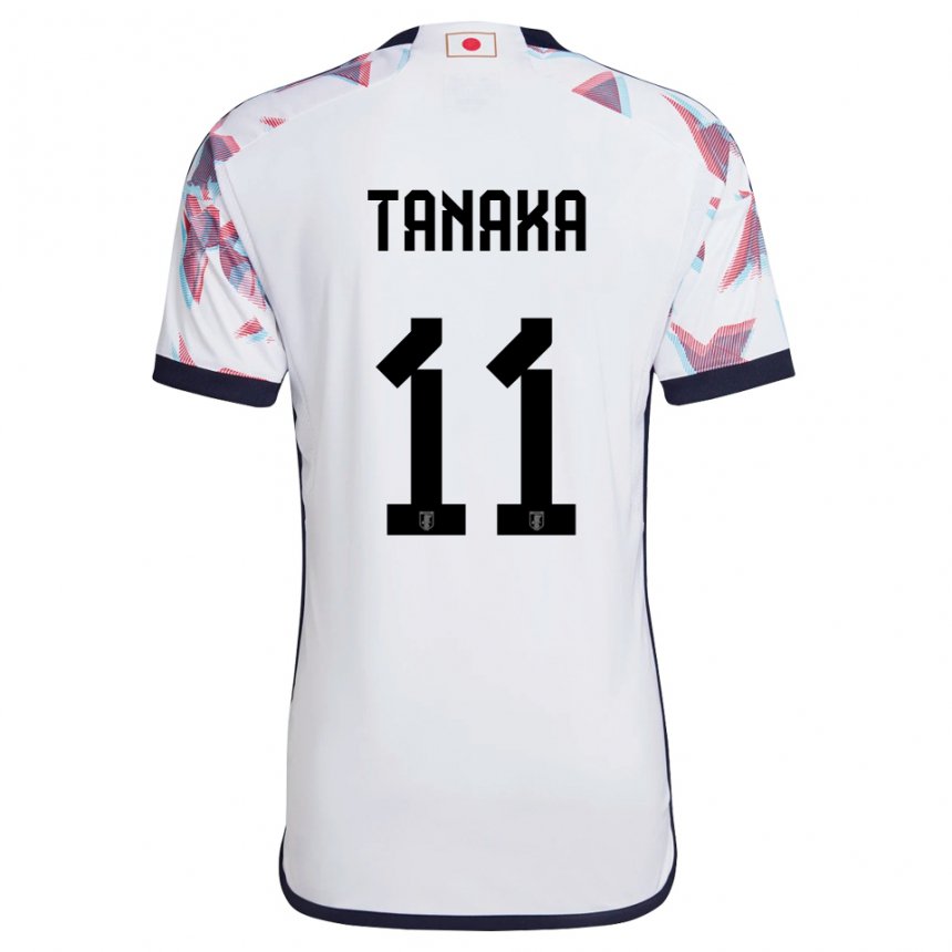 Enfant Maillot Japon Mina Tanaka #11 Blanc Tenues Extérieur 22-24 T-shirt Suisse