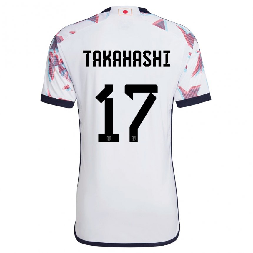 Enfant Maillot Japon Hana Takahashi #17 Blanc Tenues Extérieur 22-24 T-shirt Suisse