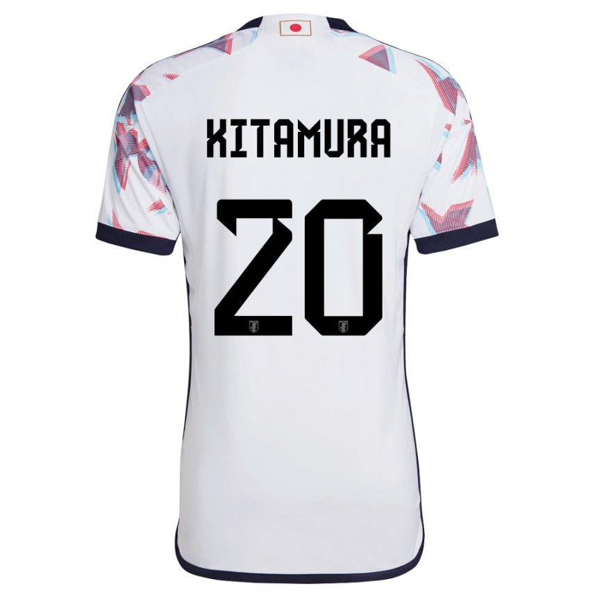 Enfant Maillot Japon Nanami Kitamura #20 Blanc Tenues Extérieur 22-24 T-shirt Suisse