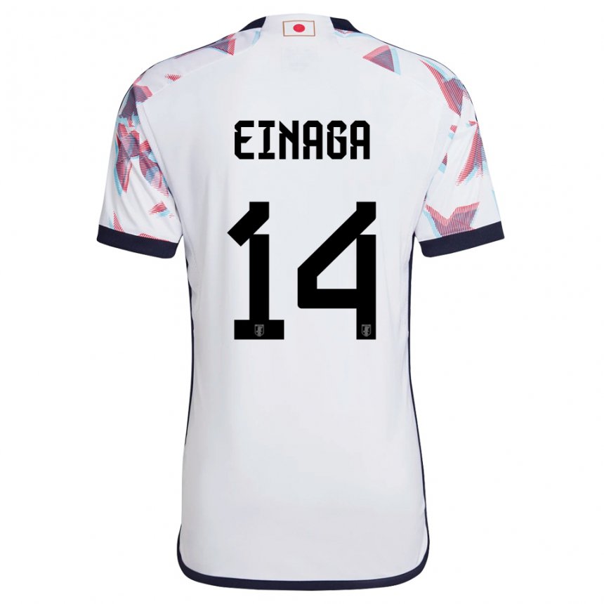 Enfant Maillot Japon Takatora Einaga #14 Blanc Tenues Extérieur 22-24 T-shirt Suisse
