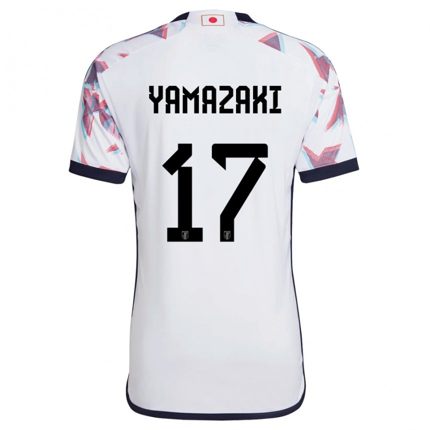 Enfant Maillot Japon Taishin Yamazaki #17 Blanc Tenues Extérieur 22-24 T-shirt Suisse