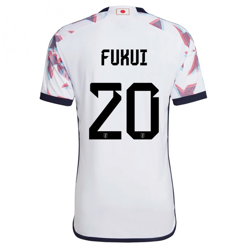 Enfant Maillot Japon Taichi Fukui #20 Blanc Tenues Extérieur 22-24 T-shirt Suisse