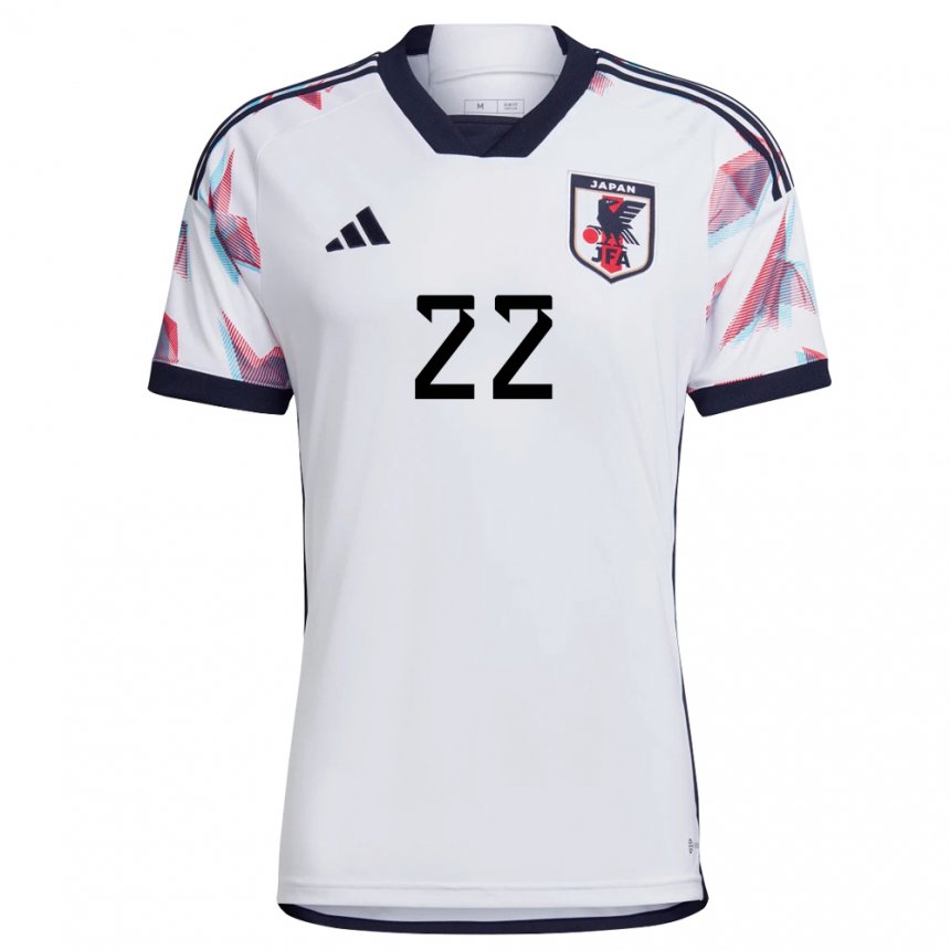 Enfant Maillot Japon Yoshiki Narahara #22 Blanc Tenues Extérieur 22-24 T-shirt Suisse