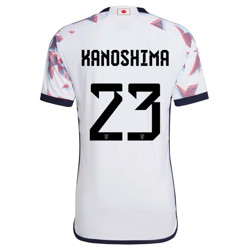 Kinder Japanische Yu Kanoshima #23 Weiß Auswärtstrikot Trikot 22-24 T-shirt Schweiz