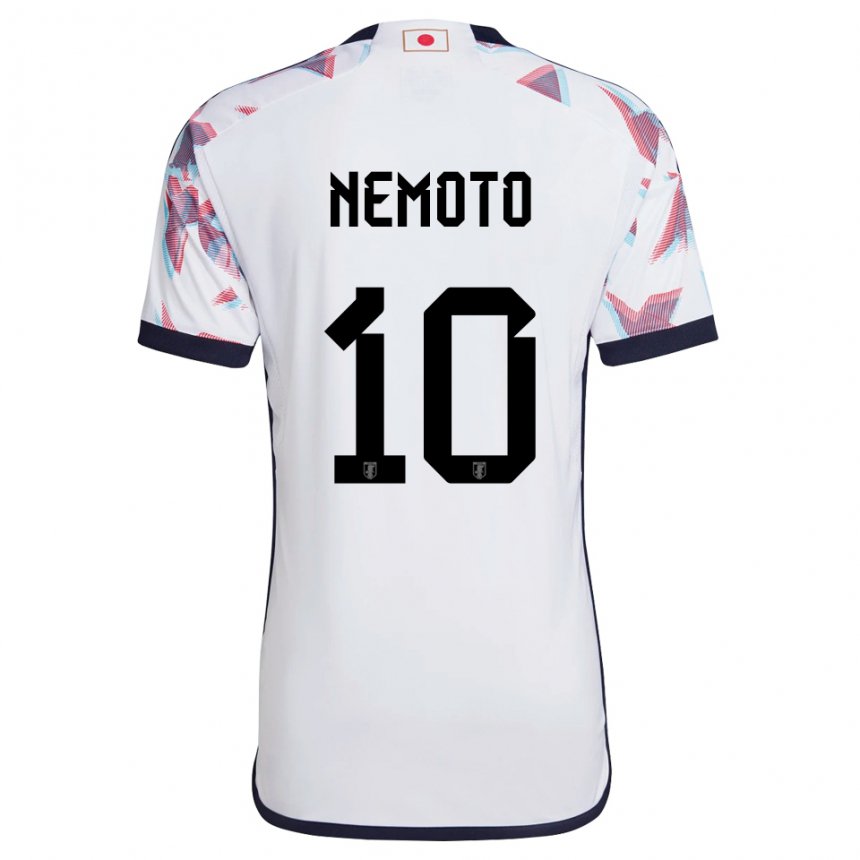 Enfant Maillot Japon Kotaro Nemoto #10 Blanc Tenues Extérieur 22-24 T-shirt Suisse
