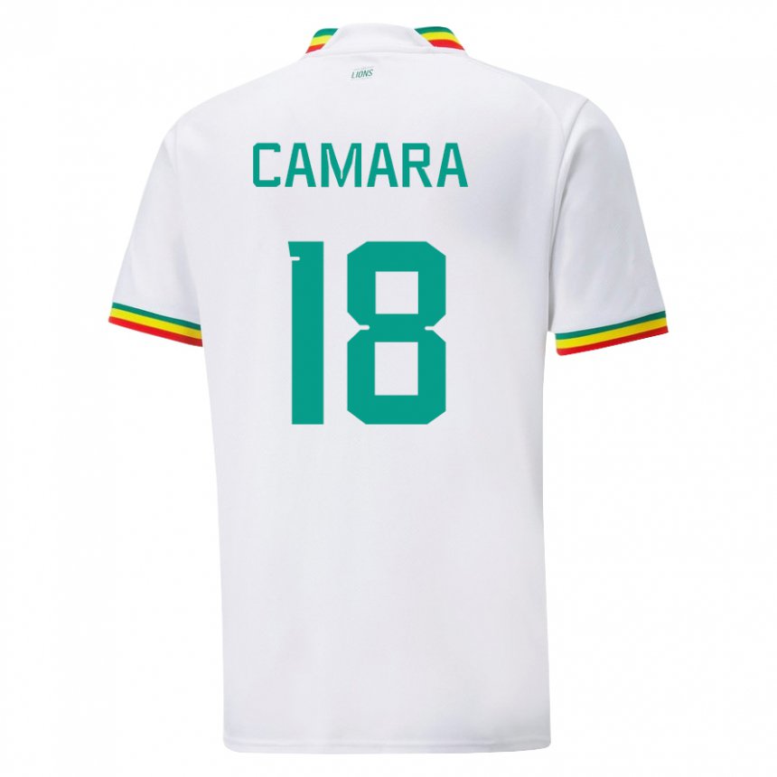 Herren Senegalesische Meta Camara #18 Weiß Heimtrikot Trikot 22-24 T-shirt Schweiz
