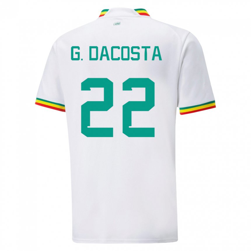 Herren Senegalesische Gladys Irene Dacosta #22 Weiß Heimtrikot Trikot 22-24 T-shirt Schweiz