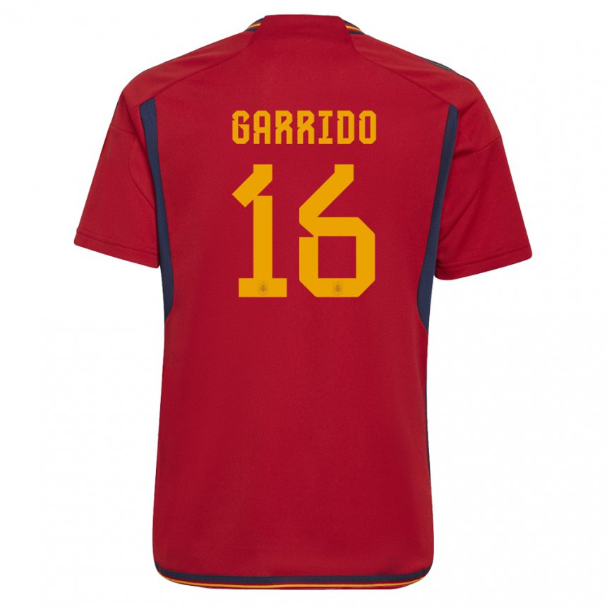 Homme Maillot Espagne Aleix Garrido #16 Rouge Tenues Domicile 22-24 T-shirt Suisse