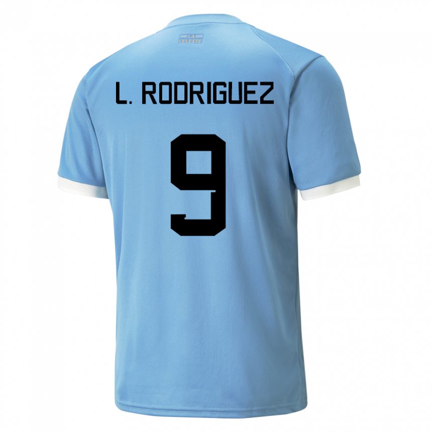 Herren Uruguayische Luciano Rodriguez #9 Blau Heimtrikot Trikot 22-24 T-shirt Schweiz
