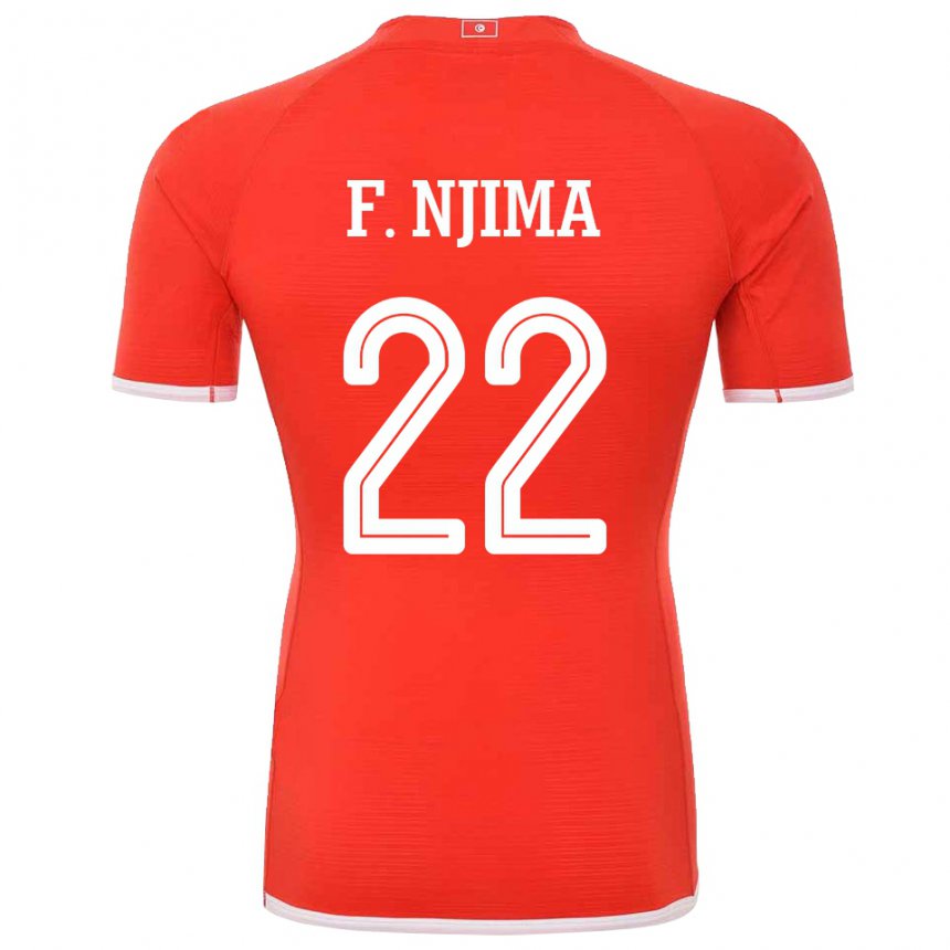 Herren Tunesische Firas Ben Njima #22 Rot Heimtrikot Trikot 22-24 T-shirt Schweiz