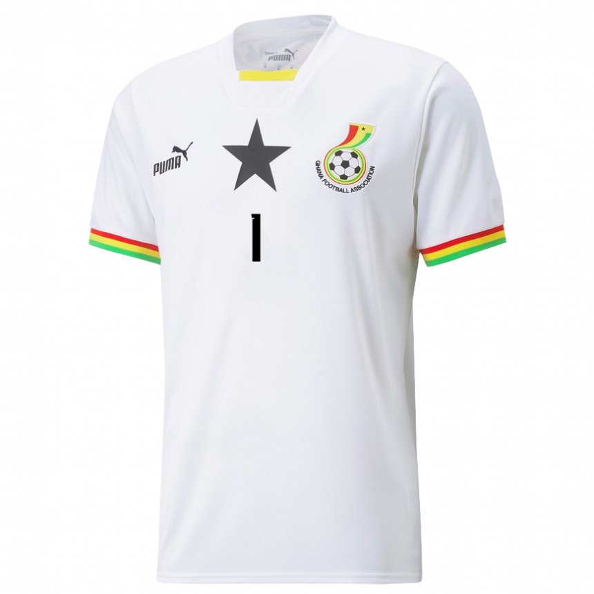 Homme Maillot Ghana Fafali Dumehasi #1 Blanc Tenues Domicile 22-24 T-shirt Suisse