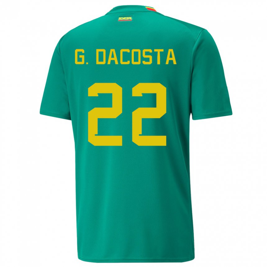 Herren Senegalesische Gladys Irene Dacosta #22 Grün Auswärtstrikot Trikot 22-24 T-shirt Schweiz