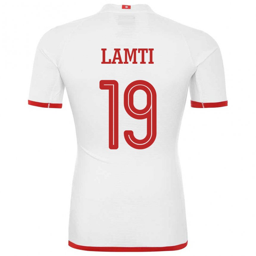 Herren Tunesische Chirine Lamti #19 Weiß Auswärtstrikot Trikot 22-24 T-shirt Schweiz