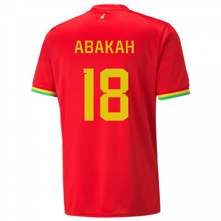 Herren Ghanaische Philomena Abakah #18 Rot Auswärtstrikot Trikot 22-24 T-shirt Schweiz