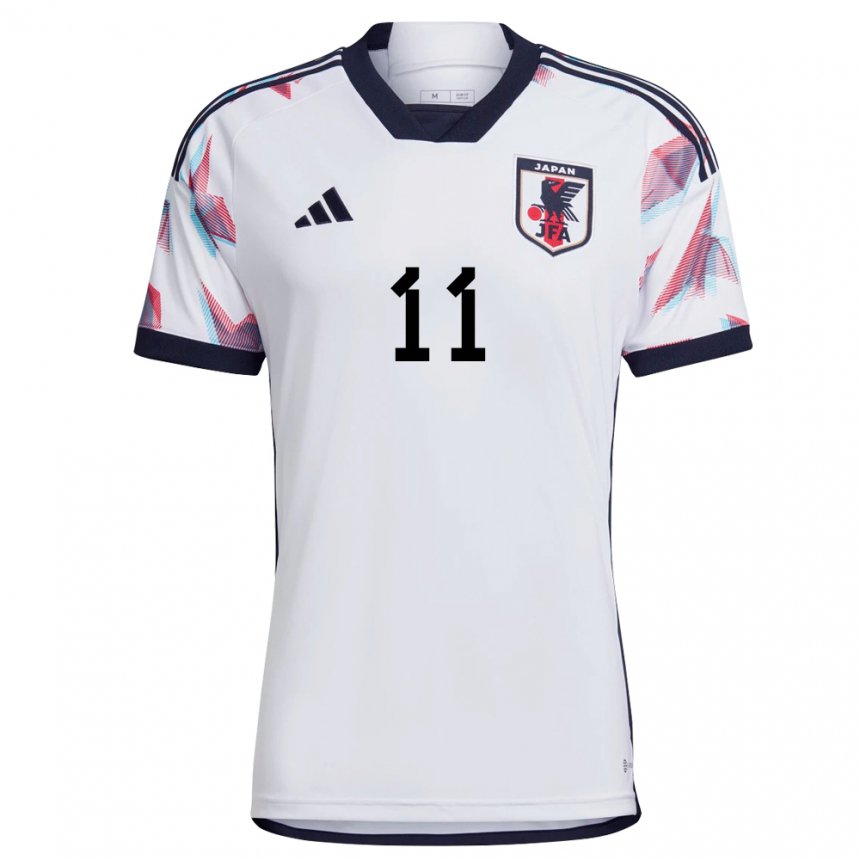 Homme Maillot Japon Kishin Gokita #11 Blanc Tenues Extérieur 22-24 T-shirt Suisse