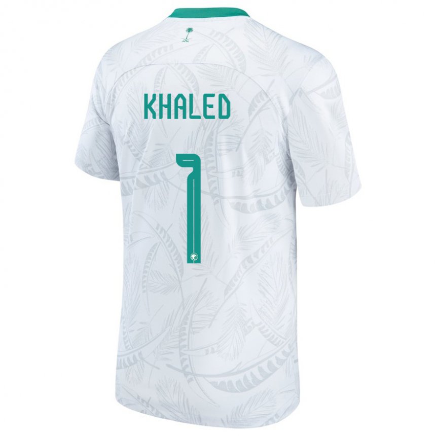 Femme Maillot Arabie Saoudite Sarah Khaled #1 Blanc Tenues Domicile 22-24 T-shirt Suisse