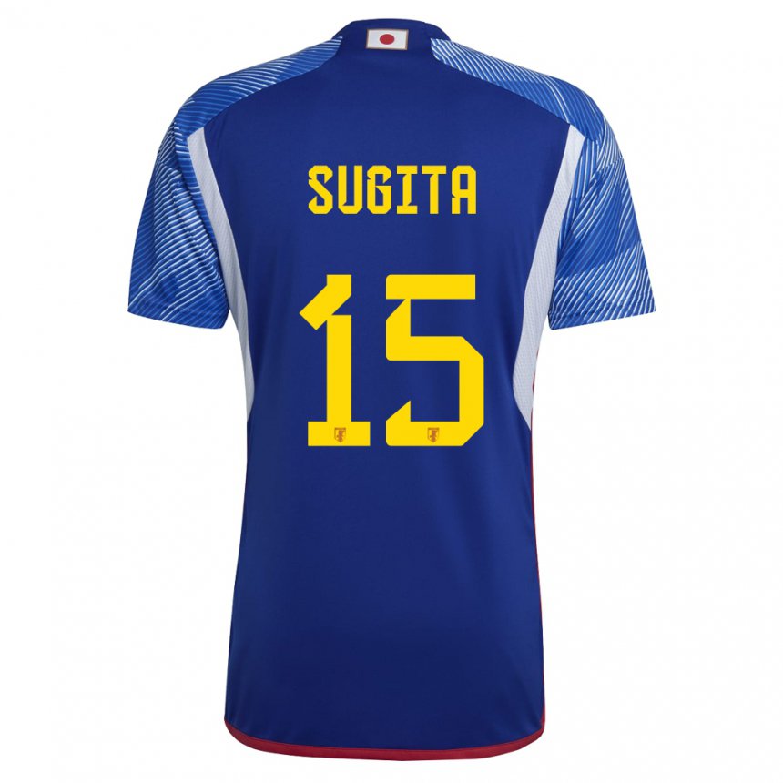 Damen Japanische Hina Sugita #15 Königsblau Heimtrikot Trikot 22-24 T-shirt Schweiz