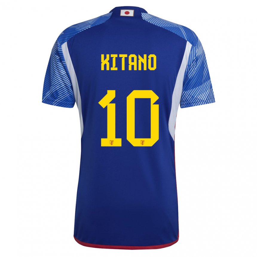 Damen Japanische Sota Kitano #10 Königsblau Heimtrikot Trikot 22-24 T-shirt Schweiz