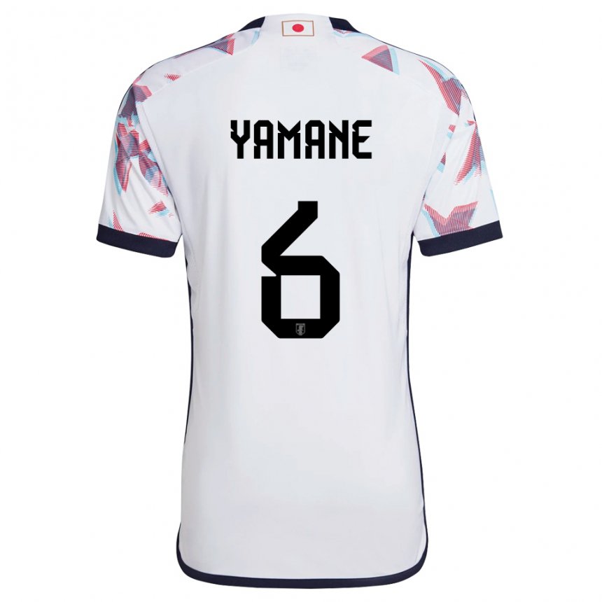 Damen Japanische Riku Yamane #6 Weiß Auswärtstrikot Trikot 22-24 T-shirt Schweiz