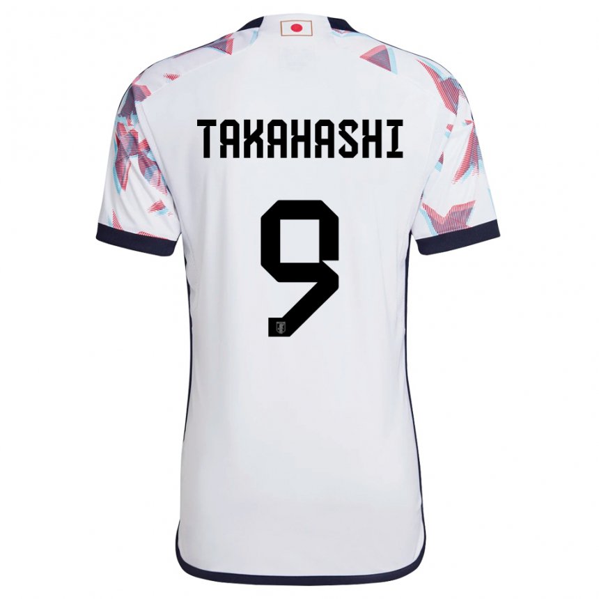 Damen Japanische Hikaru Takahashi #9 Weiß Auswärtstrikot Trikot 22-24 T-shirt Schweiz