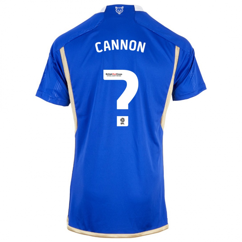 Enfant Maillot Thomas Cannon #0 Bleu Tenues Domicile 2023/24 T-Shirt Suisse