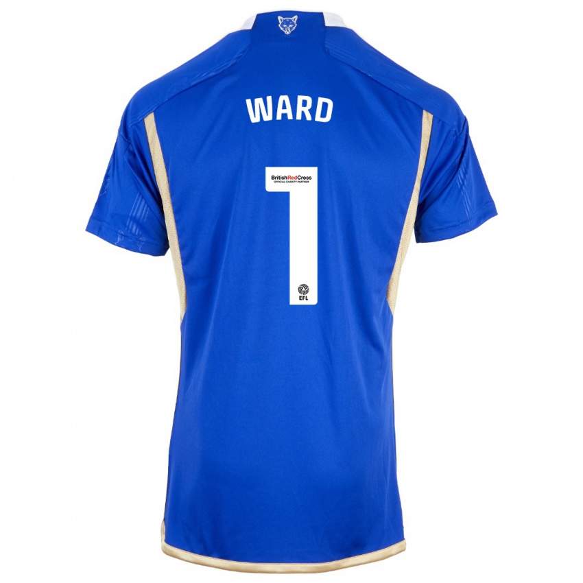 Enfant Maillot Danny Ward #1 Bleu Tenues Domicile 2023/24 T-Shirt Suisse