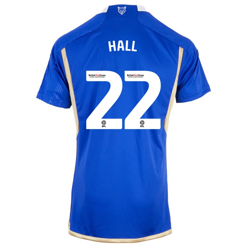 Enfant Maillot Kiernan Dewsbury-Hall #22 Bleu Tenues Domicile 2023/24 T-Shirt Suisse