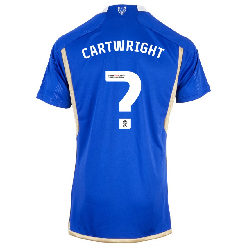 Enfant Maillot Henry Cartwright #0 Bleu Tenues Domicile 2023/24 T-Shirt Suisse