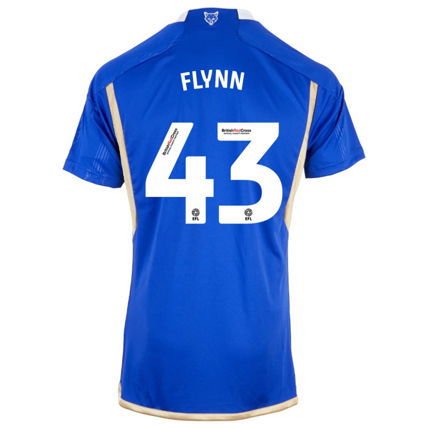 Enfant Maillot Shane Flynn #43 Bleu Tenues Domicile 2023/24 T-Shirt Suisse