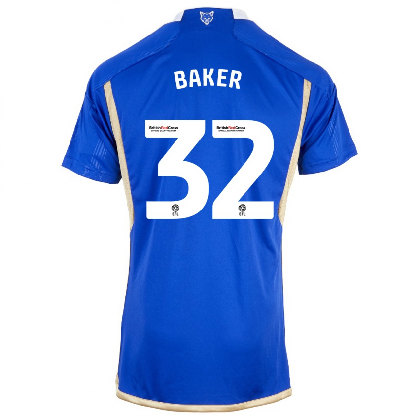 Kinder Ava Baker #32 Blau Heimtrikot Trikot 2023/24 T-Shirt Schweiz
