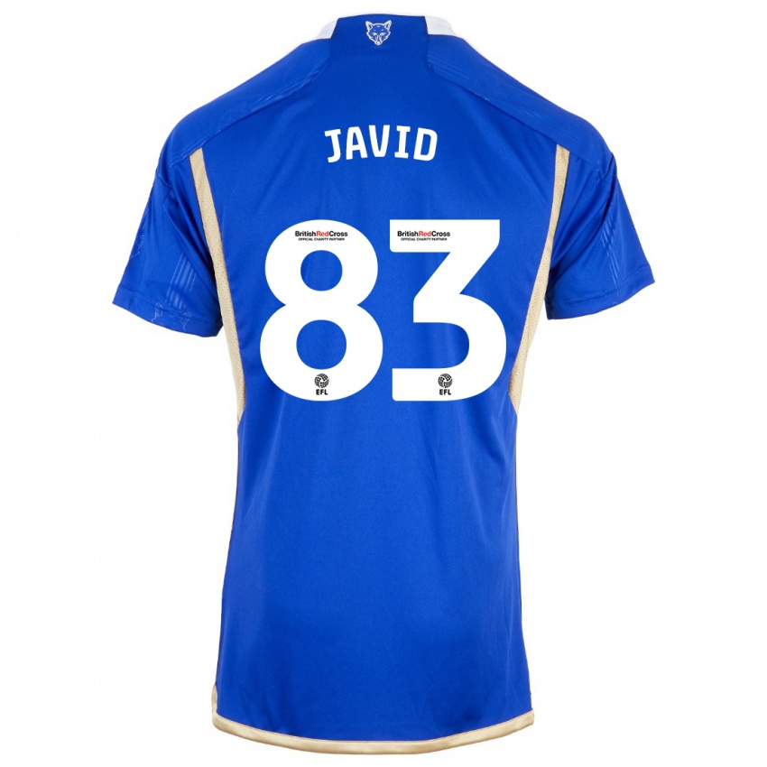 Enfant Maillot Abdullah Javid #83 Bleu Tenues Domicile 2023/24 T-Shirt Suisse