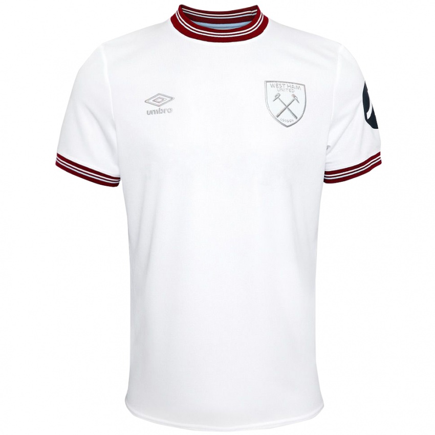Enfant Maillot Lucas Paqueta #10 Blanc Tenues Extérieur 2023/24 T-Shirt Suisse