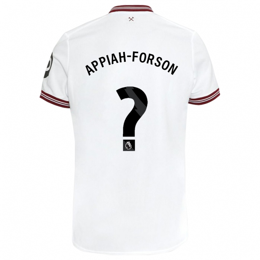 Kinder Keenan Appiah-Forson #0 Weiß Auswärtstrikot Trikot 2023/24 T-Shirt Schweiz