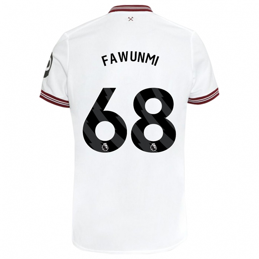 Kinder Favour Fawunmi #68 Weiß Auswärtstrikot Trikot 2023/24 T-Shirt Schweiz
