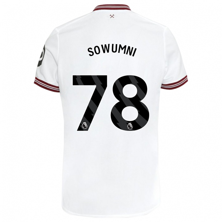Kinder Elisha Sowumni #78 Weiß Auswärtstrikot Trikot 2023/24 T-Shirt Schweiz
