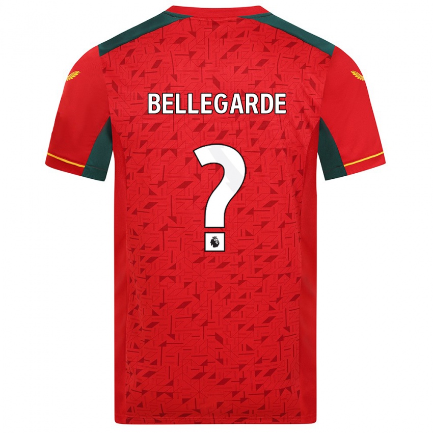 Enfant Maillot Jean-Ricner Bellegarde #0 Rouge Tenues Extérieur 2023/24 T-Shirt Suisse