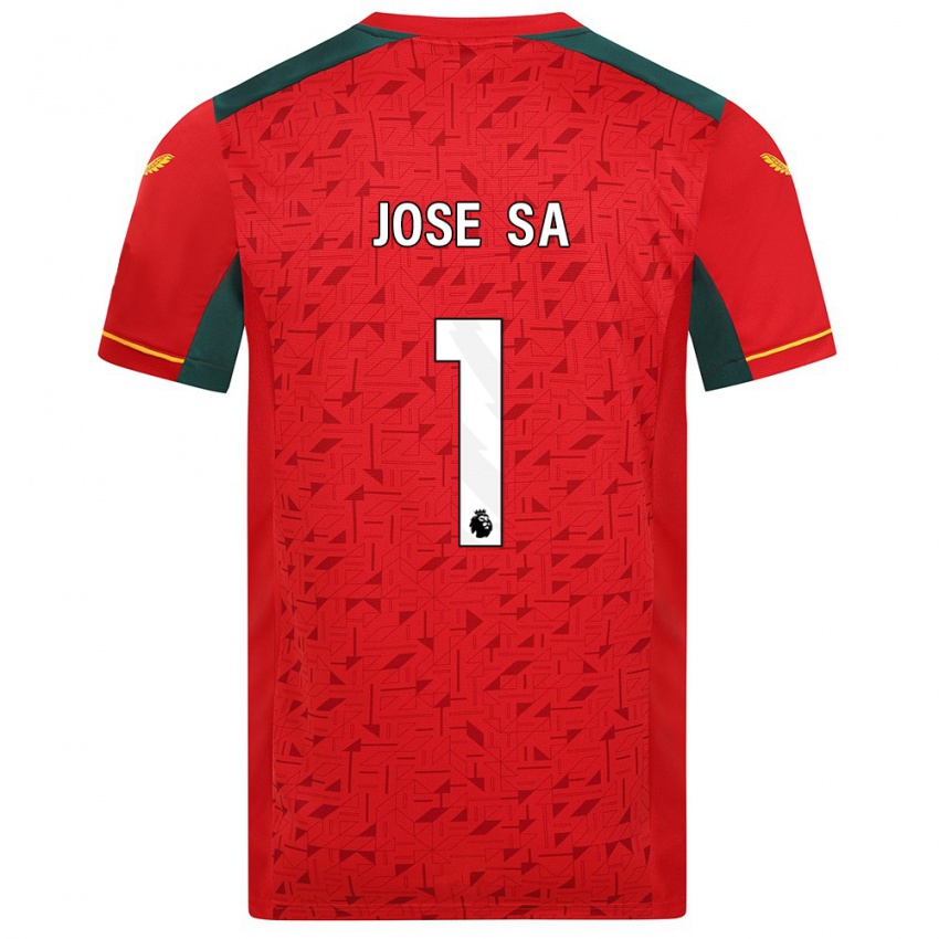 Enfant Maillot Jose Sa #1 Rouge Tenues Extérieur 2023/24 T-Shirt Suisse