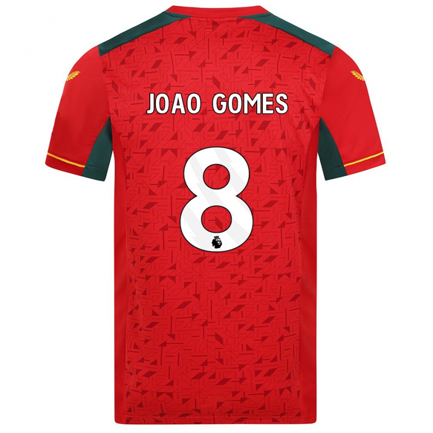 Enfant Maillot Joao Gomes #8 Rouge Tenues Extérieur 2023/24 T-Shirt Suisse