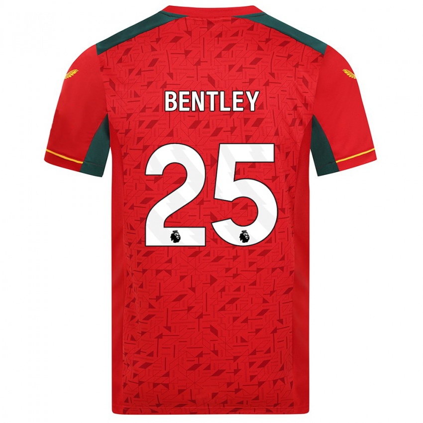 Kinder Daniel Bentley #25 Rot Auswärtstrikot Trikot 2023/24 T-Shirt Schweiz