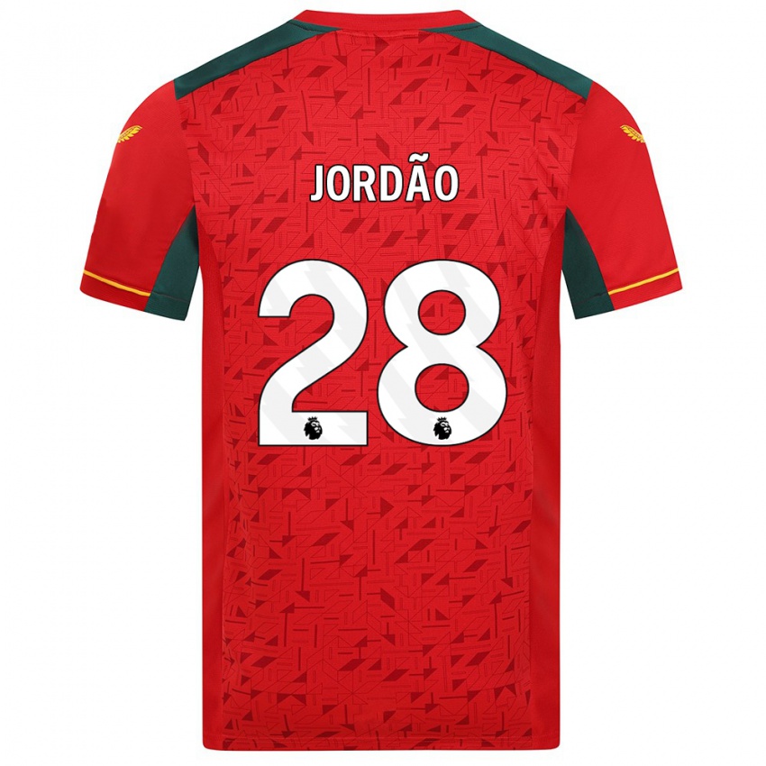 Enfant Maillot Bruno Jordao #28 Rouge Tenues Extérieur 2023/24 T-Shirt Suisse