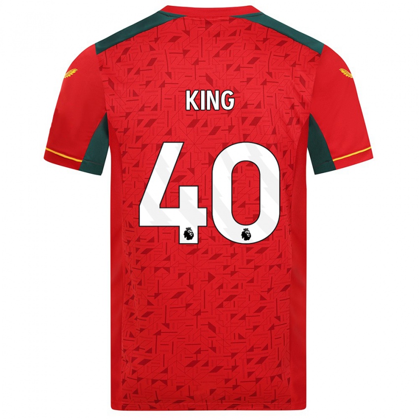 Enfant Maillot Tom King #40 Rouge Tenues Extérieur 2023/24 T-Shirt Suisse